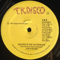 Lew Kirton Heaven In The Afternoon USED VINYL 12INCH 45 RPM