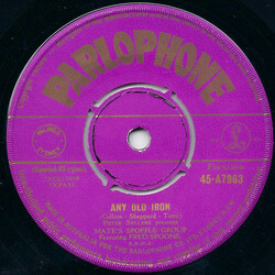 Peter Sellers / Mate's Spoffle Group / Fred Spoons, E.P.N.S. Any Old Iron USED VINYL 7INCH 45 RPM SINGLE