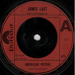 James Last American Patrol USED VINYL 7INCH 45 RPM SINGLE PROMO