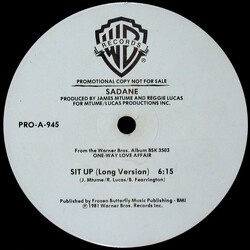Marc Sadane / Mammatapee Sit Up (Long Version) / Monster Fun USED VINYL 12INCH 33 S RPM PROMO