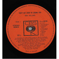 Andy Williams Can't Get Used To Losing You Vinyl LP USED