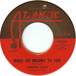 Barbara Lewis Make Me Belong To You USED VINYL 7INCH 45 RPM