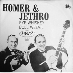 Homer And Jethro Rye Whiskey / Boll Weevil USED VINYL 7INCH 45 RPM SINGLE