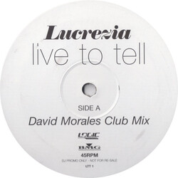 Lucrezia Live To Tell VINYL 12" USED