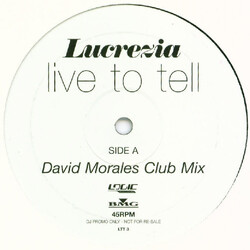 Lucrezia Live To Tell USED VINYL 12INCH PROMO