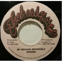 The Interns (2) My Mission Impossible USED VINYL 7INCH 45 RPM REISSUE