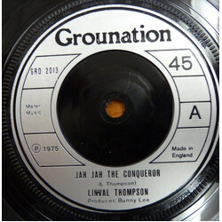 Linval Thompson Jah Jah The Conqueror USED VINYL 7INCH 45 RPM