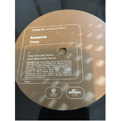 Awesome (2) Crazy USED VINYL 12INCH 33 S RPM PROMO