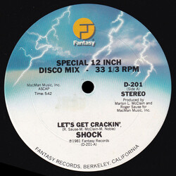 Shock (3) Let's Get Crackin' USED VINYL 12INCH 33 S RPM