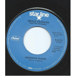 Merle Haggard / The Strangers (5) Swinging Doors USED VINYL 7INCH 45 RPM SINGLE REISSUE