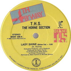 The Horne Section Lady Shine (Shine On) USED VINYL 12INCH 45 RPM SINGLE REISSUE