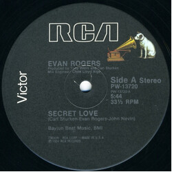 Evan Rogers Secret Love USED VINYL 12INCH 33 S RPM