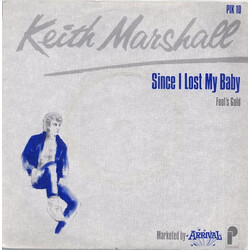 Keith Marshall Since I Lost My Baby USED VINYL 7INCH 45 RPM SINGLE STEREO