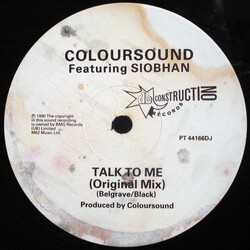 Coloursound (2) / Siobhan Reynolds Talk To Me USED VINYL 12INCH 45 RPM PROMO