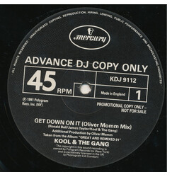 Kool & The Gang Get Down On It / Funky Stuff USED VINYL 12INCH PROMO 45 RPM