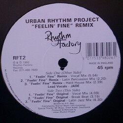 Urban Rhythm Project Feelin' Fine (Remix) VINYL 12" USED