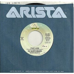 Gil Scott-Heron Fast Lane Vinyl 7" USED