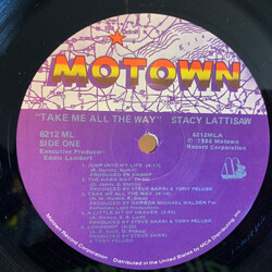 Stacy Lattisaw Take Me All The Way Vinyl LP USED