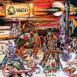 Omen (3) Battle Cry Vinyl LP USED