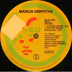 Marcia Griffiths Electric Boogie USED VINYL 12INCH 33 S RPM