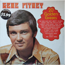 Gene Pitney 20 Golden Greats Vinyl LP USED