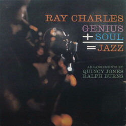 Ray Charles Genius + Soul = Jazz Vinyl LP USED