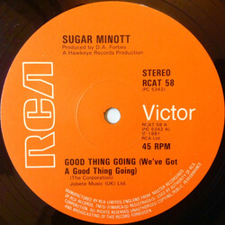 Sugar Minott / Session In Session Good Thing Going / Bad Things VINYL 12" USED