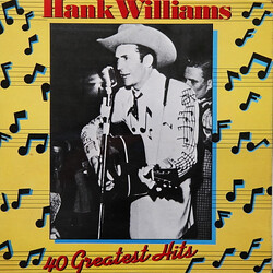 Hank Williams Hank Williams - 40 Greatest Hits Vinyl 2 LP USED