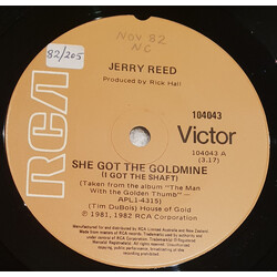Jerry Reed She Got The Goldmine (I Got The Shaft) USED VINYL 7INCH 45 RPM SINGLE