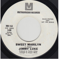 Jimmy Luke Sweet Marilyn USED VINYL 7INCH 45 RPM PROMO