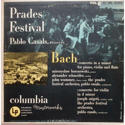Johann Sebastian Bach / Pablo Casals Prades Festival - Vol. 8 Vinyl LP USED