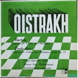 David Oistrach / Moscow Philharmonic Orchestra / Béla Bartók / Sergei Prokofiev Bartok: Concerto For Violin And Orchestra, Prokofiev: Concerto For Vio