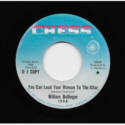 William Bollinger You Can Lead Your Woman To The Altar VINYL 7" USED