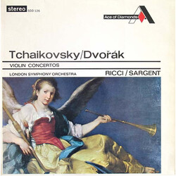 Pyotr Ilyich Tchaikovsky / Antonín Dvořák / Ruggiero Ricci / Sir Malcolm Sargent / The London Symphony Orchestra Violin Concertos Vinyl LP USED