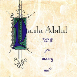 Paula Abdul Will You Marry Me? VINYL 12" USED