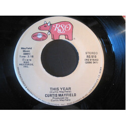 Curtis Mayfield This Year USED VINYL 7INCH 45 RPM STEREO