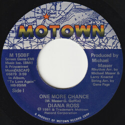 Diana Ross One More Chance USED VINYL 7INCH 45 RPM SINGLE