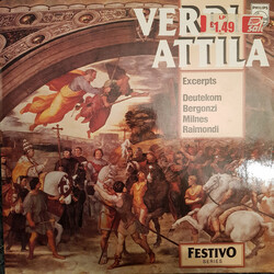 Giuseppe Verdi Attila Vinyl LP USED