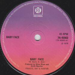 Baby Face (6) Baby Face USED VINYL 7INCH 45 RPM SINGLE