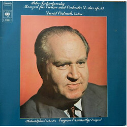 Pyotr Ilyich Tchaikovsky / David Oistrach Konzert Für Violine Und Orchester D-dur Op. 35 Vinyl LP USED