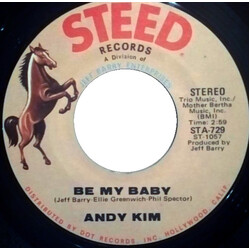 Andy Kim Be My Baby / Love That Little Woman USED VINYL 7INCH 45 RPM SINGLE STEREO