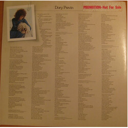 Dory Previn Dory Previn Vinyl LP USED