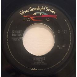Johnny Rivers Memphis / Secret Agent Man USED VINYL 7INCH SINGLE 45 RPM