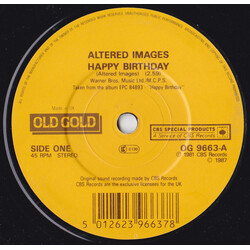 Altered Images Happy Birthday / I Could Be Happy USED VINYL 7INCH 45 RPM