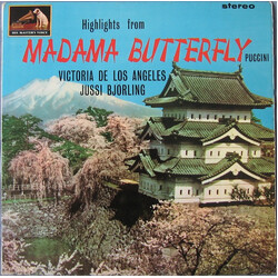 Victoria De Los Angeles / Jussi Björling / Giacomo Puccini Highlights From Madama Butterfly Vinyl LP USED