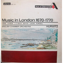 English Chamber Orchestra / Emanuel Hurwitz Music In London 1670-1770 Vinyl LP USED