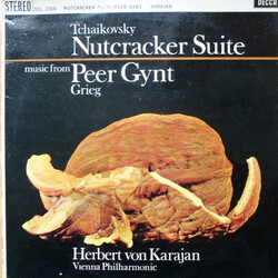 Pyotr Ilyich Tchaikovsky / Edvard Grieg / Herbert von Karajan / Wiener Philharmoniker Nutcracker Suite / Music From Peer Gynt Vinyl LP USED