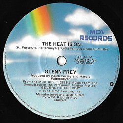 Glenn Frey / Harold Faltermeyer The Heat Is On / Shoot Out USED VINYL 7INCH SINGLE 45 RPM