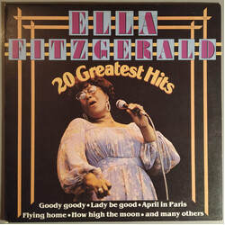 Ella Fitzgerald 20 Greatest Hits Vinyl LP USED