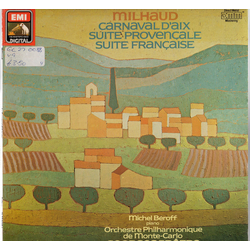 Darius Milhaud / Orchestre Philharmonique De Monte-Carlo / Georges Prêtre Milhaud: Le Carnaval D'Aix / Suite Française / Suite Provençale Vinyl LP USE
